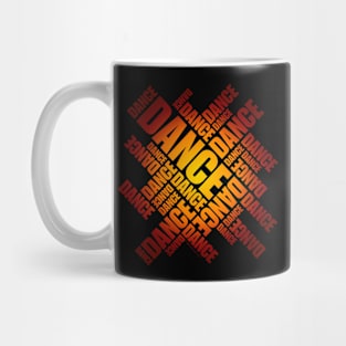 Typographic Dance Mug